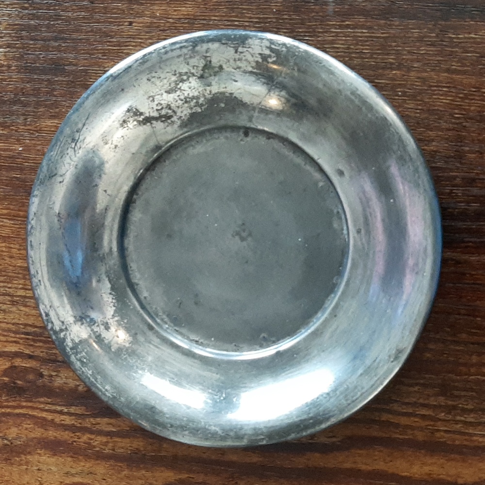 Antique Knickerbocker Silver saucer Co. 1894 Marked 929